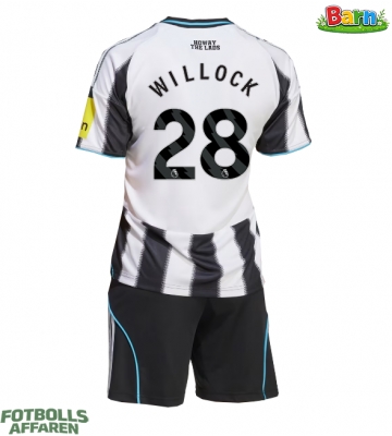 Newcastle United Joe Willock #28 Hemmaställ Barn 2025-26 Kortärmad (+ Korta byxor)